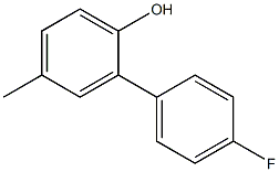 4-Methyl-2-(4-fluorophenyl)phenol Struktur