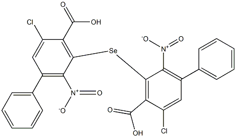 Phenyl(2-nitro-5-chloro-6-carboxyphenyl) selenide Struktur