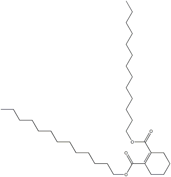 1-Cyclohexene-1,2-dicarboxylic acid ditridecyl ester Struktur