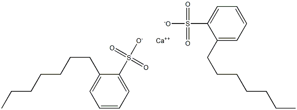 Bis(2-heptylbenzenesulfonic acid)calcium salt Struktur