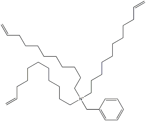 Tri(10-undecenyl)benzylaminium Struktur