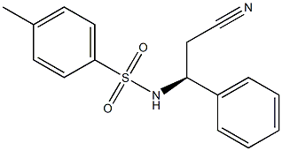 N-[(S)-1-Phenyl-2-cyanoethyl]-p-toluenesulfonamide Struktur