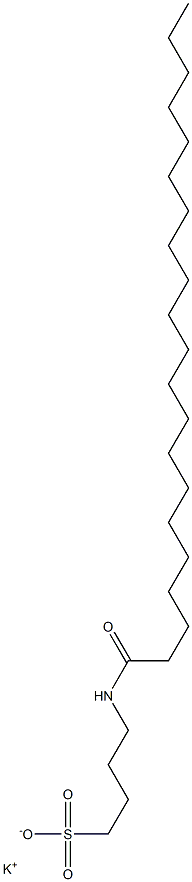 4-[(1-Oxohenicosyl)amino]-1-butanesulfonic acid potassium salt Struktur