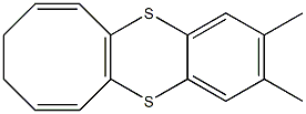 8,9-Dihydro-2,3-dimethylbenzo[b]cycloocta[e][1,4]dithiin Struktur