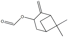 Formic acid pin-2(10)-en-3-yl ester Struktur