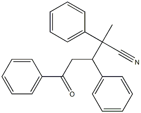 2-Methyl-5-oxo-2,3,5-triphenylvaleronitrile Struktur