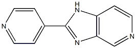 2-(4-Pyridinyl)-1H-imidazo[4,5-c]pyridine Struktur