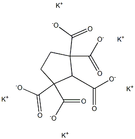 1,1,2,3,3-Cyclopentanepentacarboxylic acid pentapotassium salt Struktur