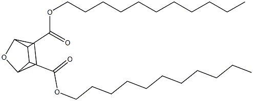 7-Oxabicyclo[2.2.1]heptane-2,3-dicarboxylic acid diundecyl ester Struktur