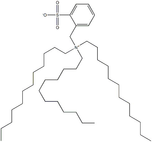 N,N,N-Tridodecyl-2-sulfonatobenzenemethanaminium Struktur