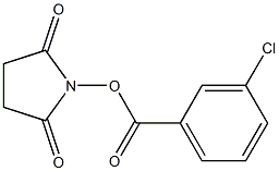 3-Chlorobenzoic acid succinimidyl ester Struktur