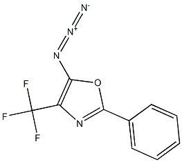 4-(Trifluoromethyl)-2-phenyl-5-azidooxazole Struktur