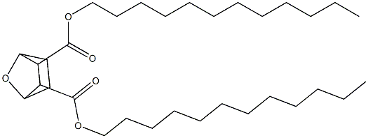 7-Oxabicyclo[2.2.1]heptane-2,3-dicarboxylic acid didodecyl ester Struktur