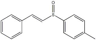 (E)-Styryl 4-methylphenyl sulfoxide Struktur