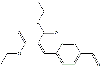 (4-Formylbenzylidene)malonic acid diethyl ester Struktur