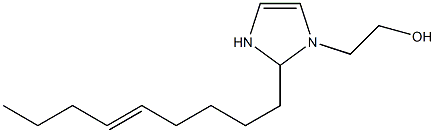 2-(5-Nonenyl)-4-imidazoline-1-ethanol Struktur