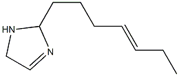 2-(4-Heptenyl)-3-imidazoline Struktur