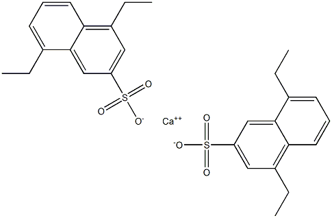 Bis(4,8-diethyl-2-naphthalenesulfonic acid)calcium salt Struktur