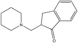 2-Piperidinomethyl-1-indanone Struktur