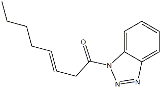 1-(3-Octenoyl)-1H-benzotriazole Struktur