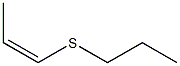 Propyl[(Z)-1-propenyl] sulfide Struktur