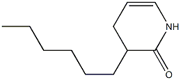 3,4-Dihydro-3-hexylpyridin-2(1H)-one Struktur