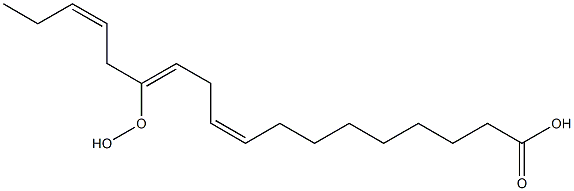 (9Z,12Z,15Z)-13-Hydroperoxy-9,12,15-octadecatrienoic acid Struktur