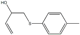 1-(4-Methylphenylthio)-3-butene-2-ol Struktur