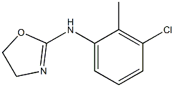 N-(3-Chloro-2-methylphenyl)-2-oxazolin-2-amine Struktur