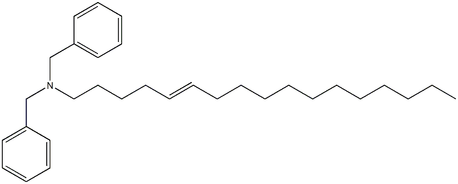 (5-Heptadecenyl)dibenzylamine Struktur