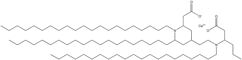 Bis[3-(dihenicosylamino)hexanoic acid]calcium salt Struktur