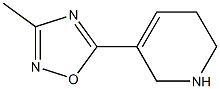 3-Methyl-5-[(1,2,5,6-tetrahydropyridin)-3-yl]-1,2,4-oxadiazole Struktur