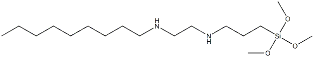 3-(Trimethoxysilyl)-N-[2-(nonylamino)ethyl]propan-1-amine Struktur