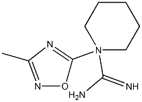 N2-(3-Methyl-1,2,4-oxadiazole-5-yl)-1-piperidinecarboxamidine Struktur