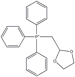 1,3-Dioxolane-2-ylmethyltriphenylphosphonium Struktur