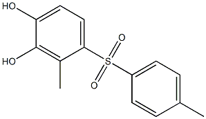 3,4-Dihydroxy-2,4'-dimethyl[sulfonylbisbenzene] Struktur