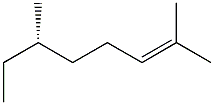 [S,(+)]-2,6-Dimethyl-2-octene Struktur