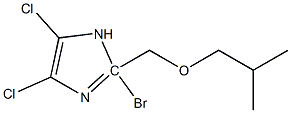 2-Bromo-4,5-dichloro 1-isobutoxymethyl-1H-imidazole Struktur