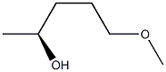 [S,(+)]-5-Methoxy-2-pentanol Struktur