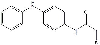 2-Bromo-4'-(anilino)acetoanilide Struktur