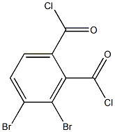 3,4-Dibromophthalic acid dichloride Struktur