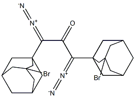 3-Bromo-1-adamantyl(diazomethyl) ketone Struktur