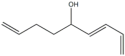 1,3,8-Nonatrien-5-ol Struktur