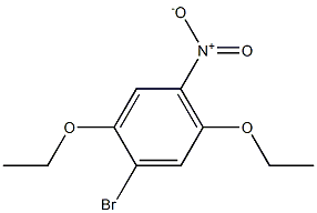 1-Bromo-2,5-diethoxy-4-nitrobenzene Struktur