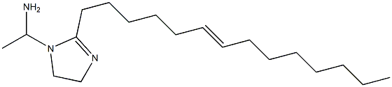 1-(1-Aminoethyl)-2-(6-tetradecenyl)-2-imidazoline Struktur