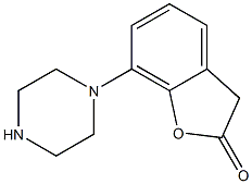 7-(Piperazin-1-yl)benzofuran-2(3H)-one Struktur