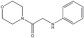 4-(N-Phenylglycyl)morpholine Struktur