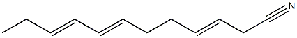 3,7,9-Dodecatrienenitrile Struktur