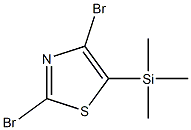 2,4-Dibromo-5-(trimethylsilyl)thiazole Struktur