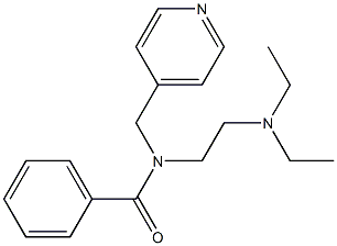 N-[2-(Diethylamino)ethyl]-N-(4-pyridinylmethyl)benzamide Struktur